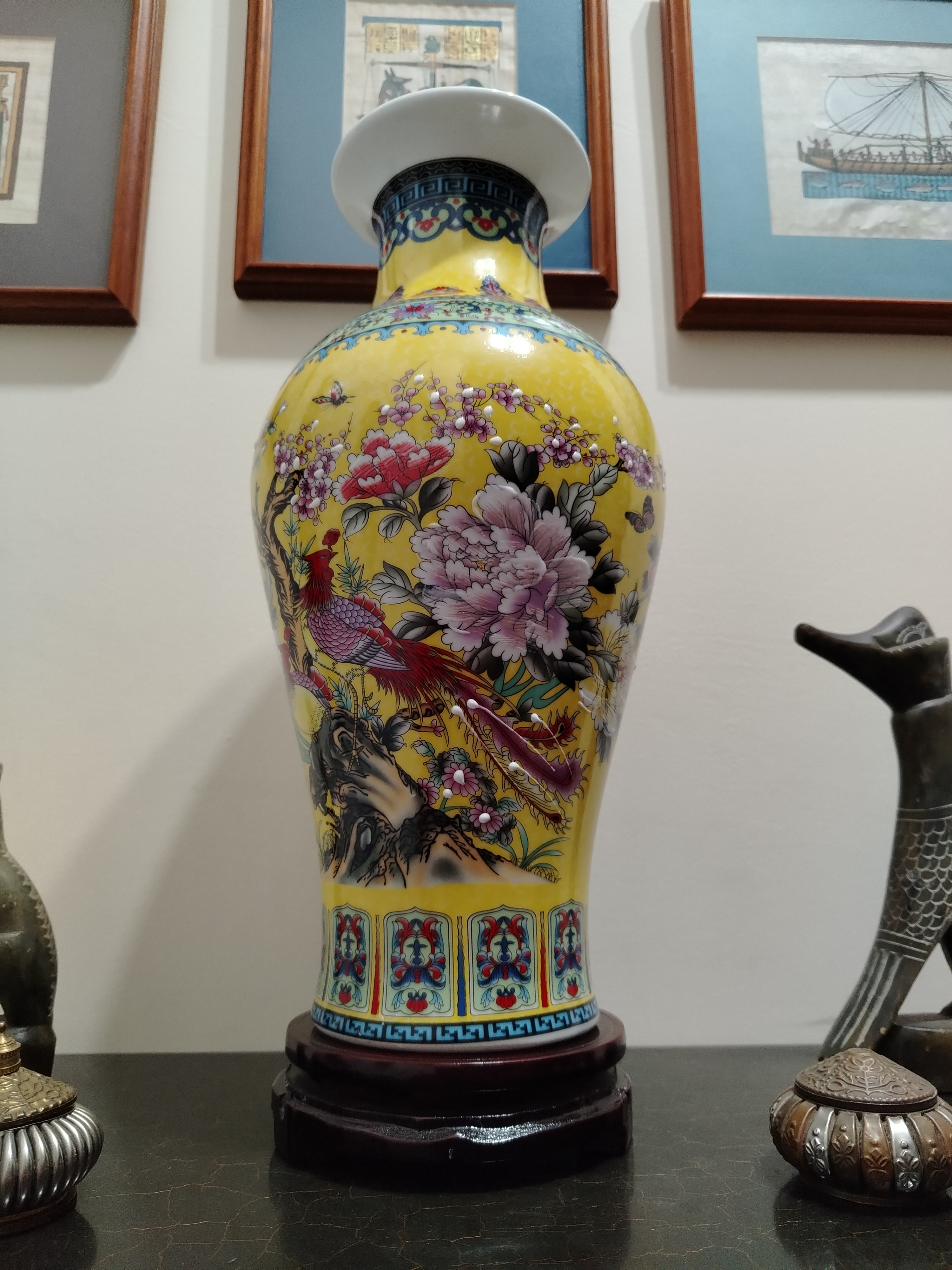 JARRÓN DE PORCELANA CHINA 