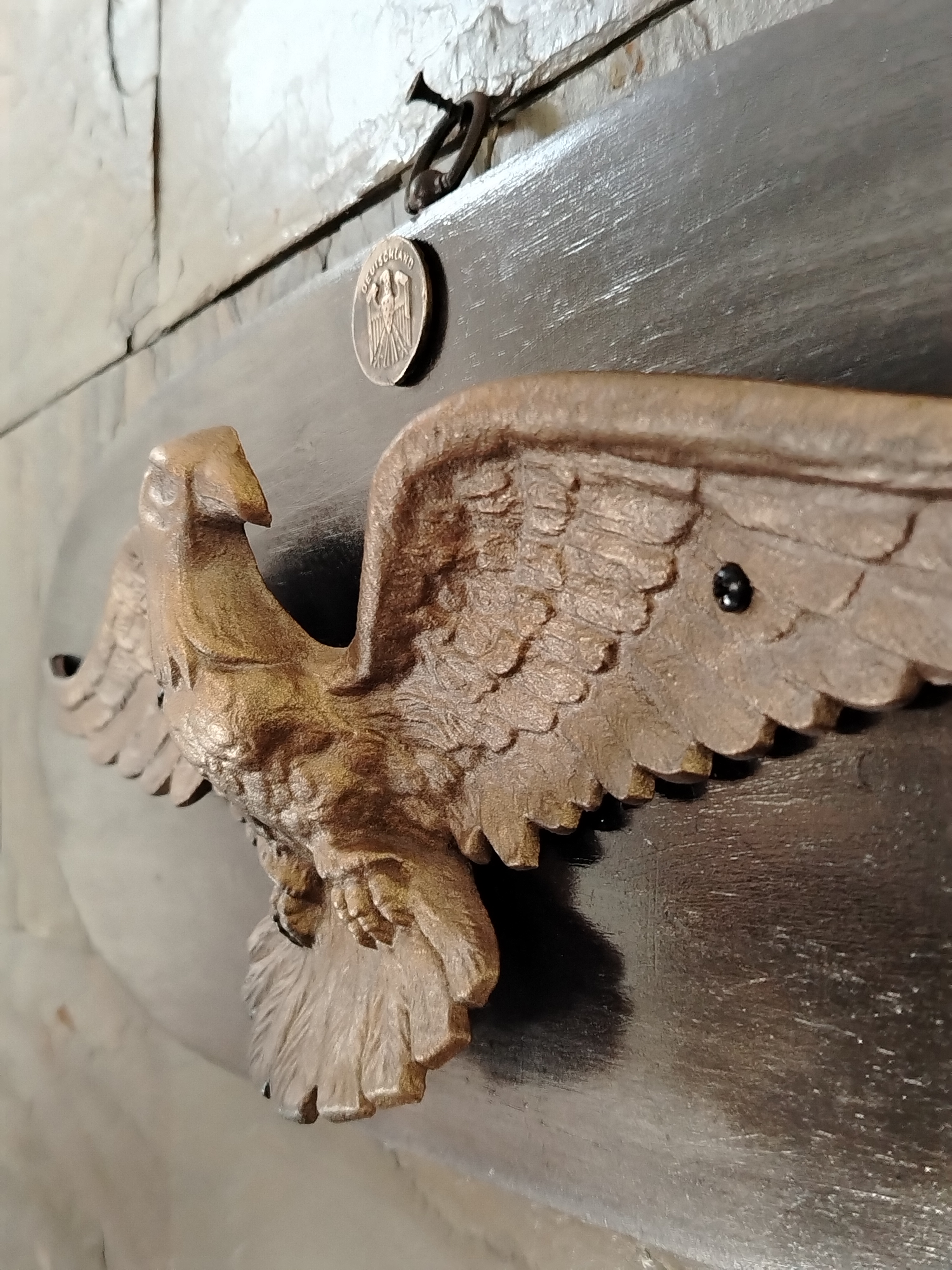 ÁGUILA ALEMANA EN METAL TIPO BRONCE