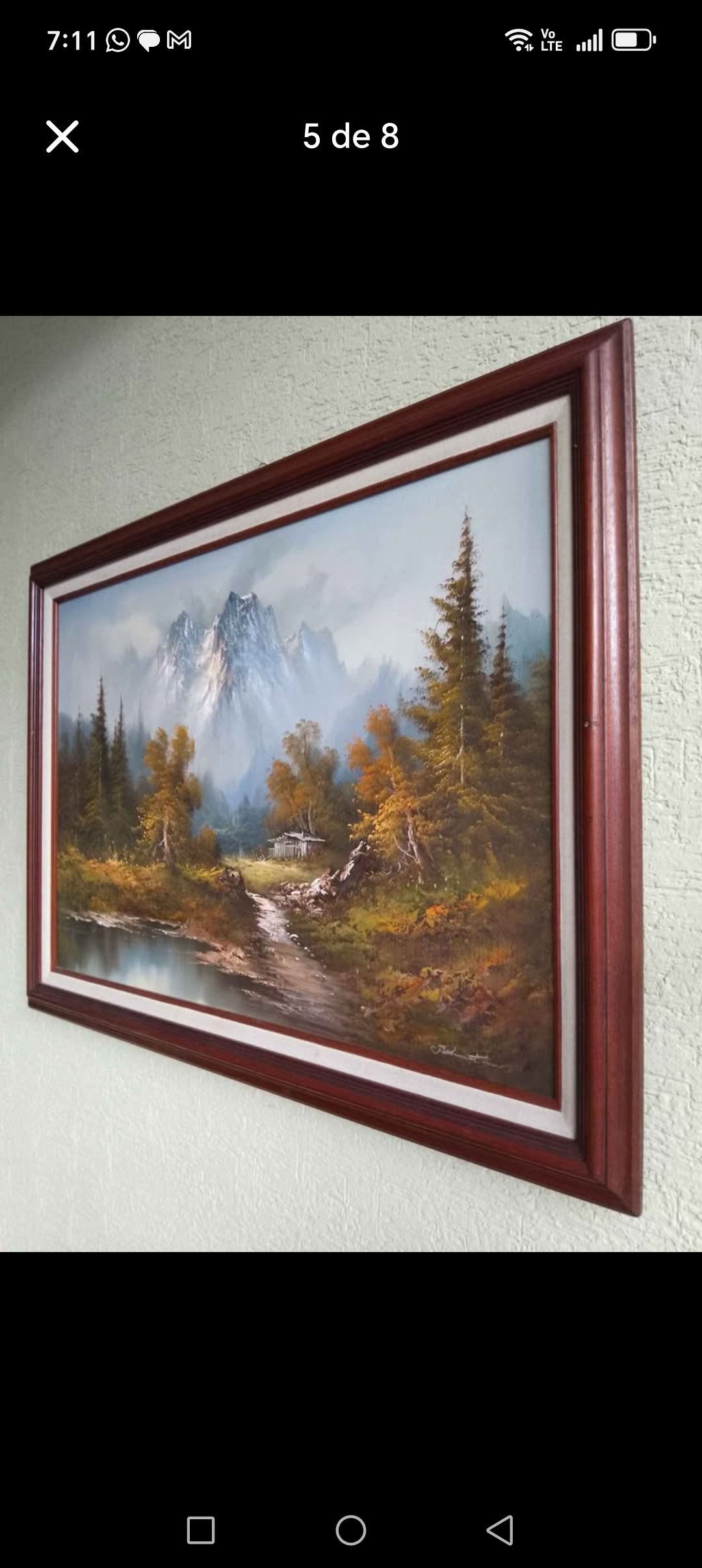 Pintura al óleo sobre lienzo 